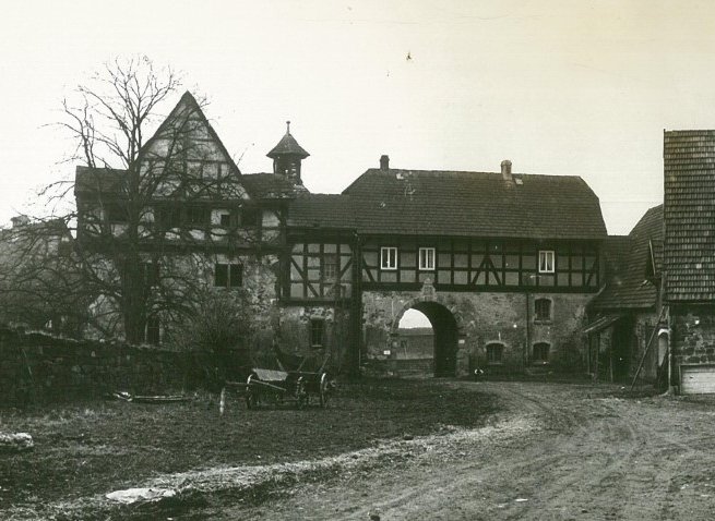 Historisches Foto Wasserschloss Wülmersen